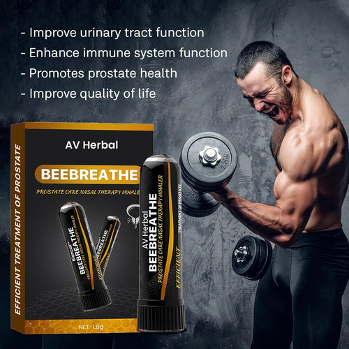 BeeBreathe | Prostate Care Nasal Therapy Inhaler | Supports Urinary Function, Immunity, Energy & Prostate Health | Natural Support for Men's Vitality
